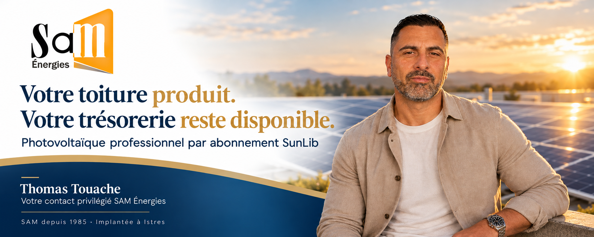 Thomas Touache, votre contact privilégié SAM Énergies